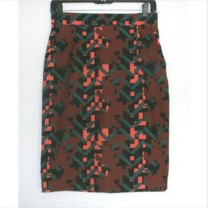 M Missoni Geometric Print Striaght Skirt 40